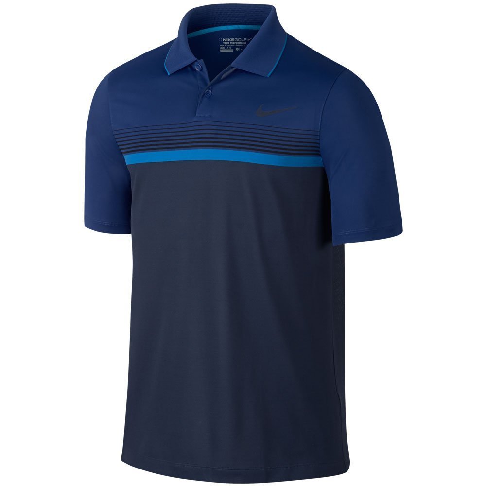 Nike Momentum Stripe Mens Golf Polo